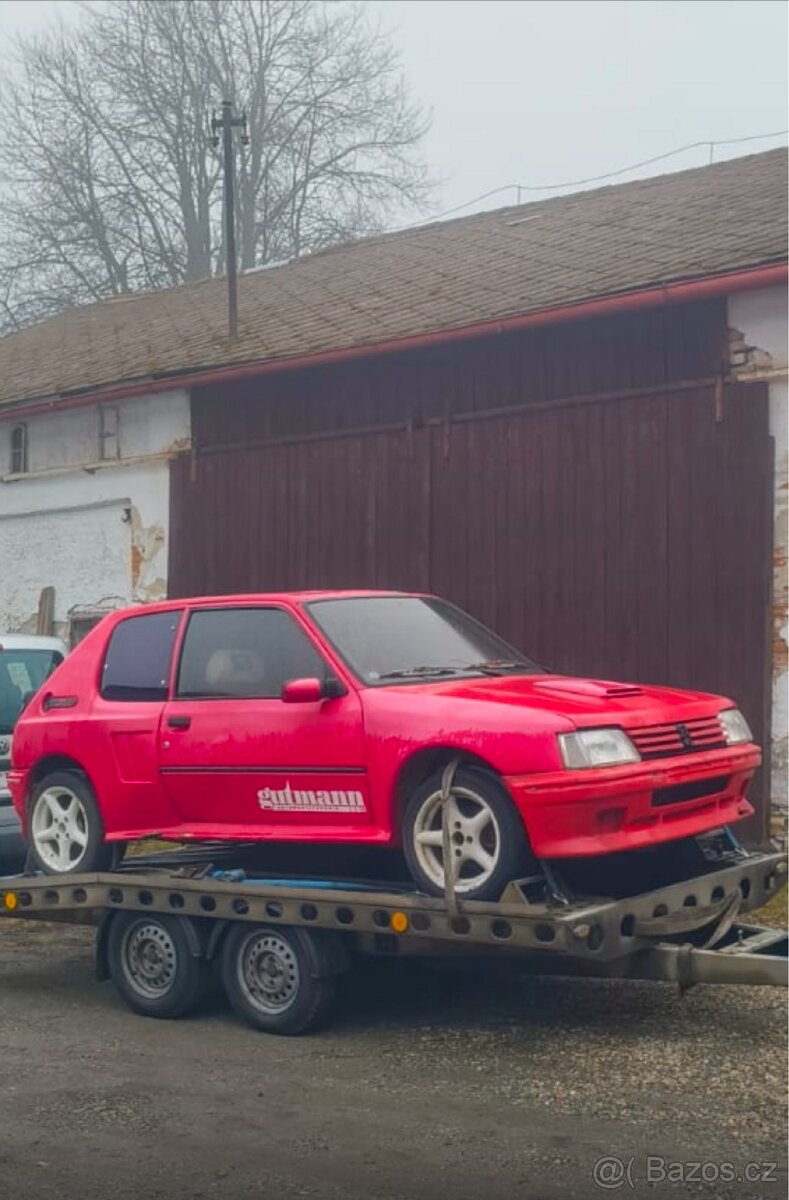 Prodám ,Peugeot 205,1,9gti úprava Gutmann