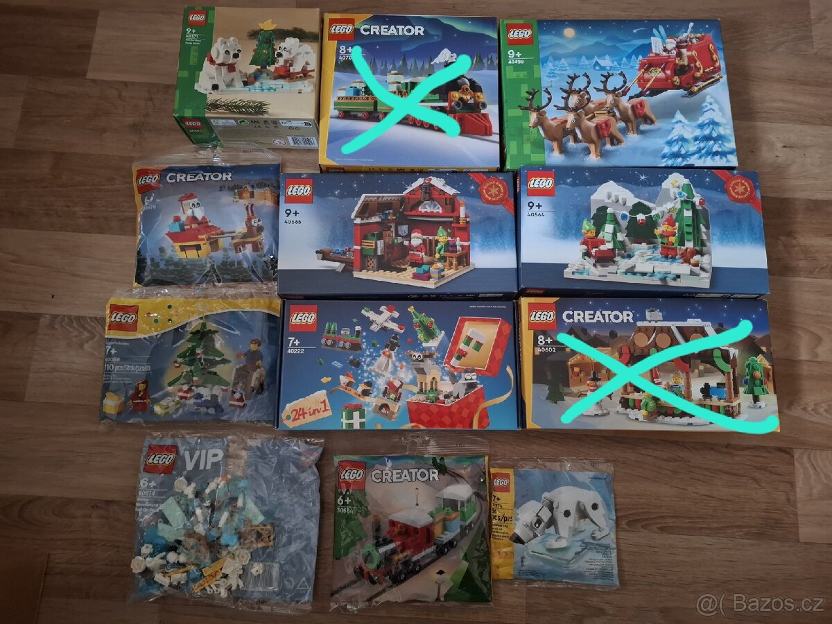 Lego vánoční sety nové