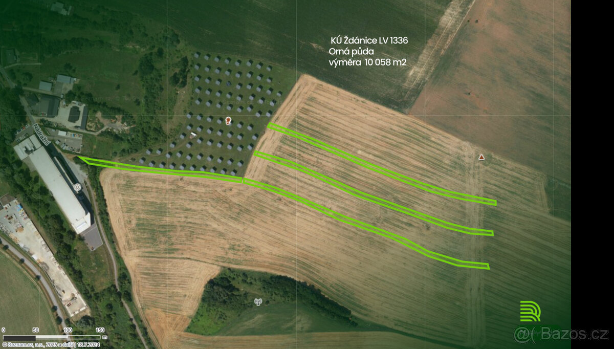 Prodej pozemků KÚ Ždánice LV 1336 a LV 1337