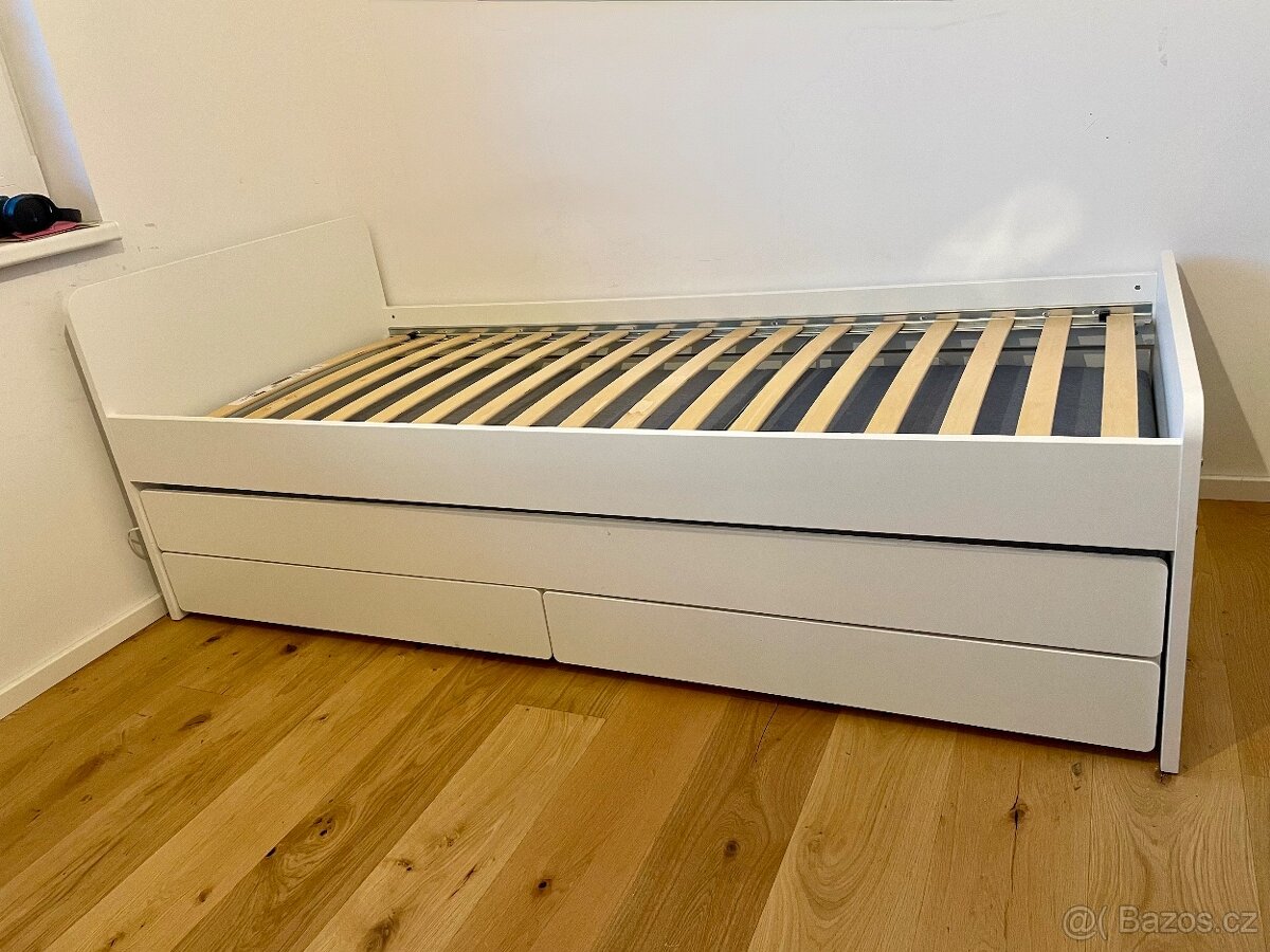 Postel Ikea Slakt s výsuvným lůžkem
