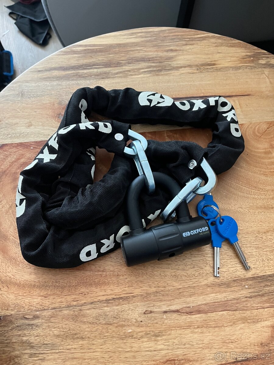 Zámek na motorku Oxford HD 1,5m