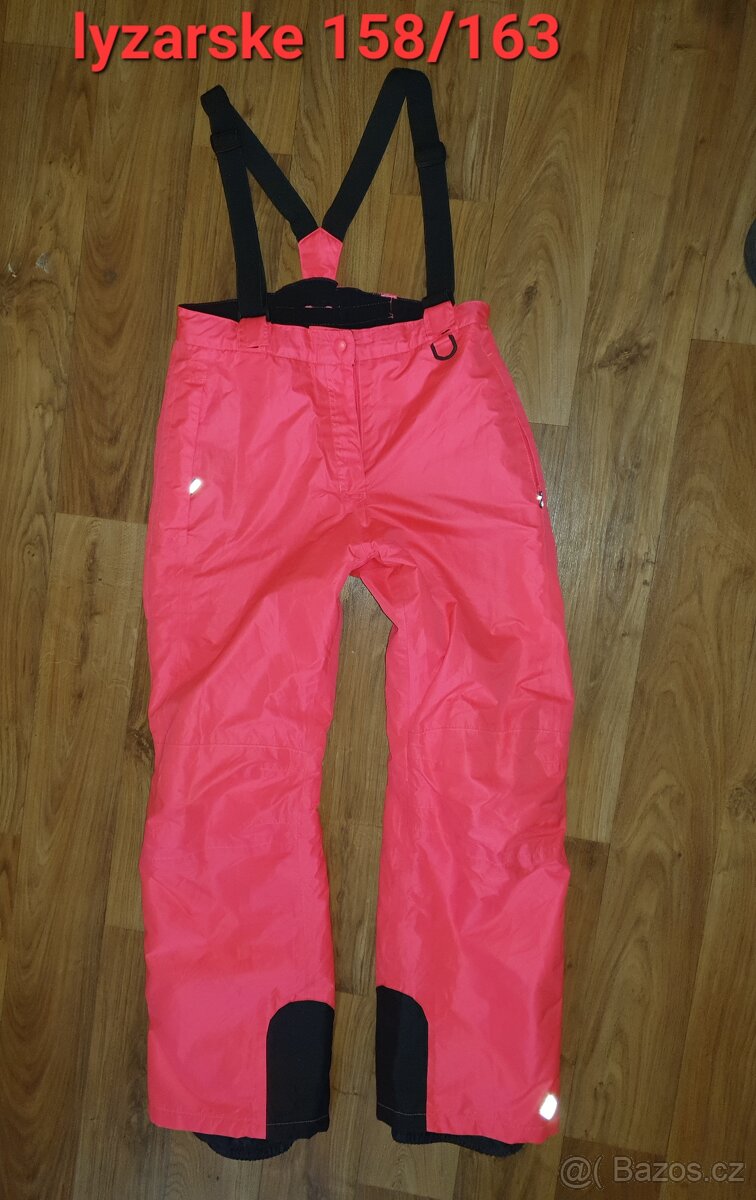 Divci lyzarske kalhoty Crivit na lyze 158/164