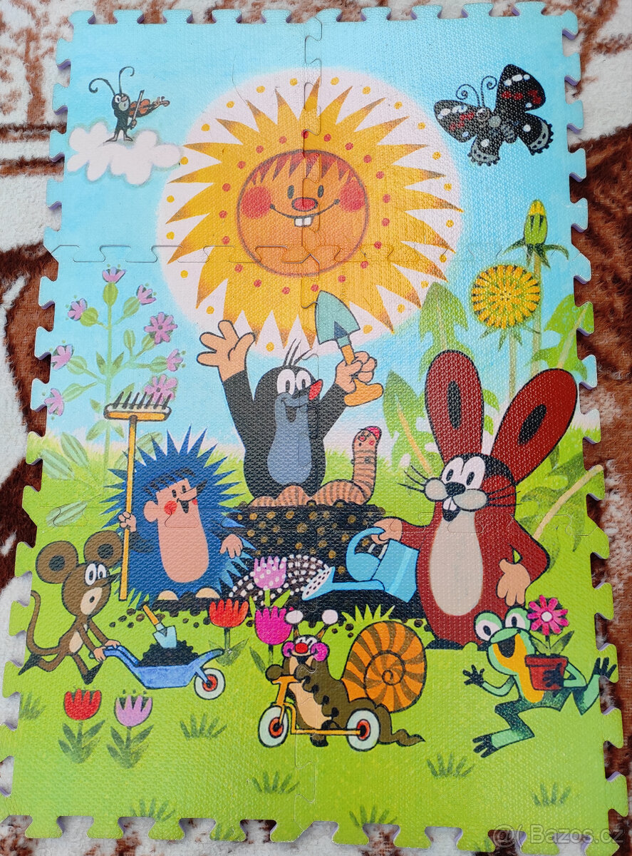 PĚNOVÉ PUZZLE KRTEK