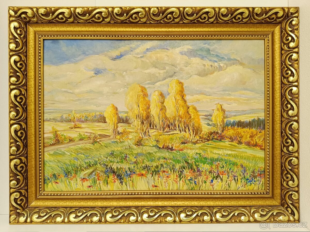 Obraz - Šumava, olejomalba 64x85