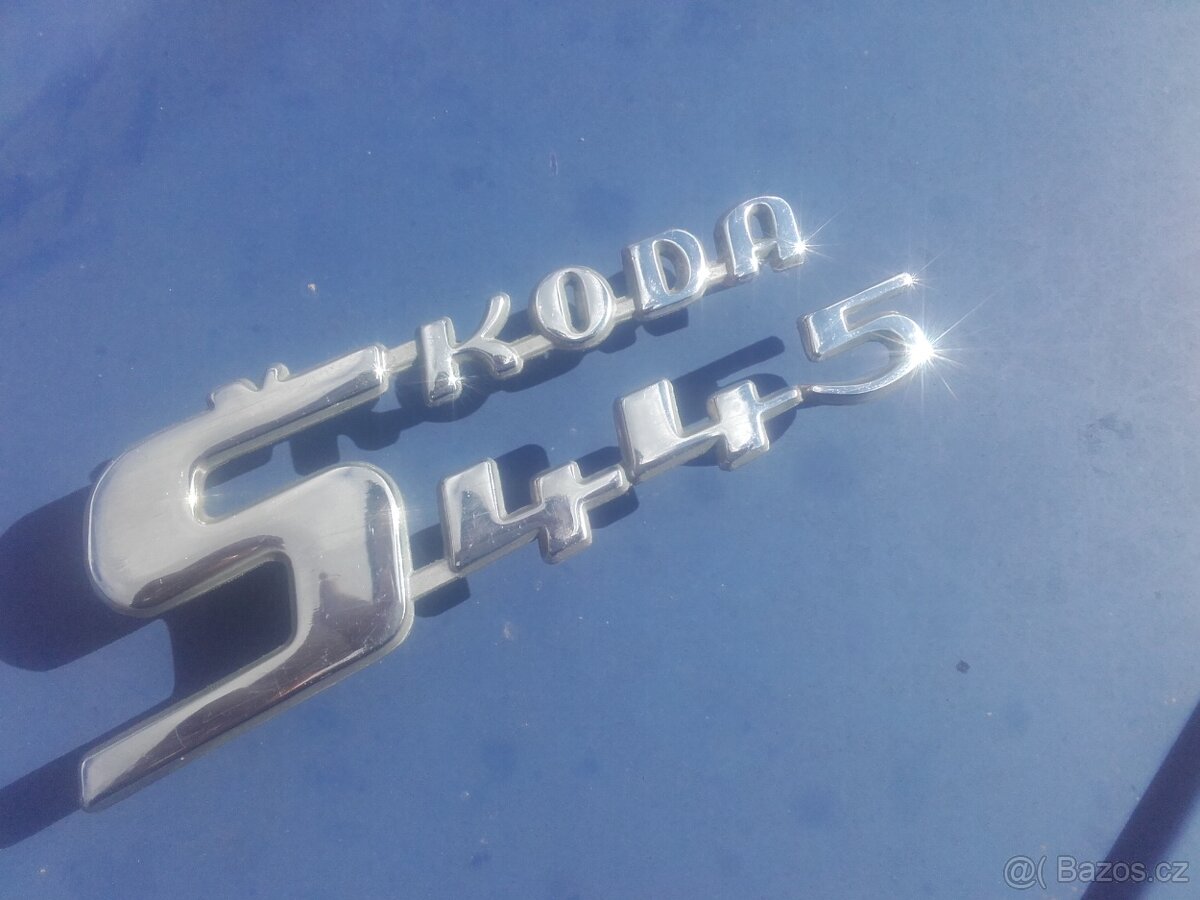 Škoda 445 Spartak - nepoužitý nápis na zadek