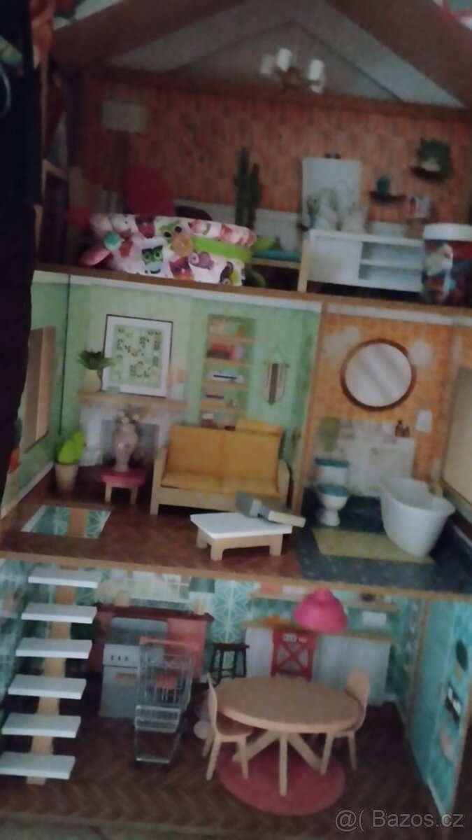 Domeček pro Barbie Kidcraft+karavan+šatna