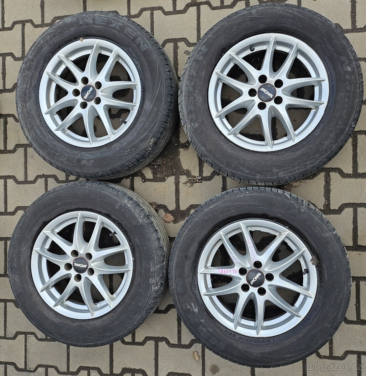 Prodám ALU kola Citroen č. 1582