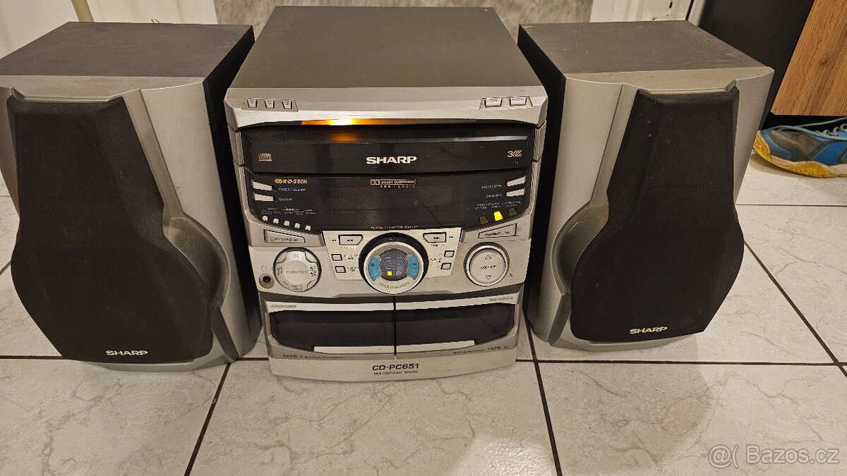 HiFi věž sharp