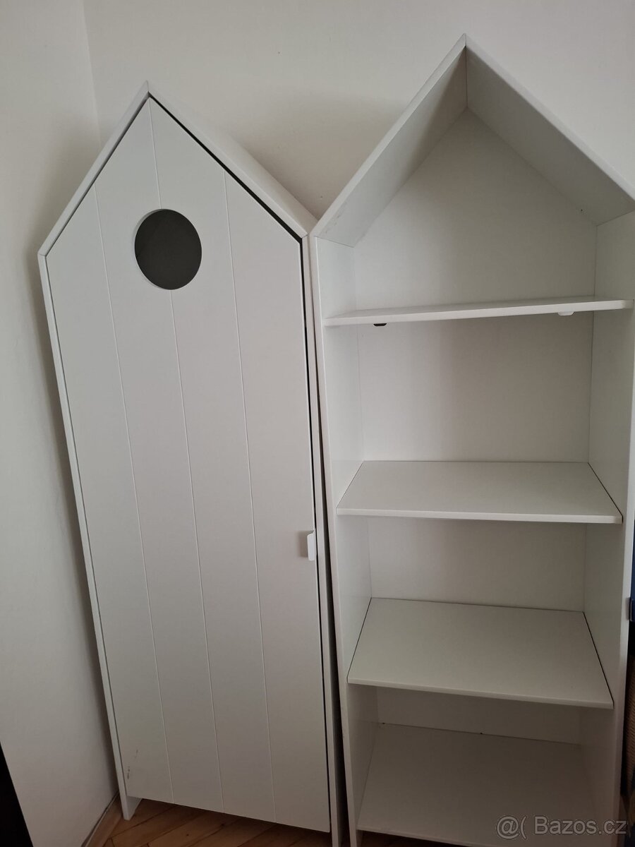 dětské skříně domečky