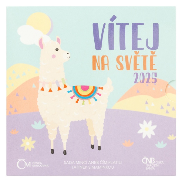 Sada oběžných mincí Vítej na světě 2025