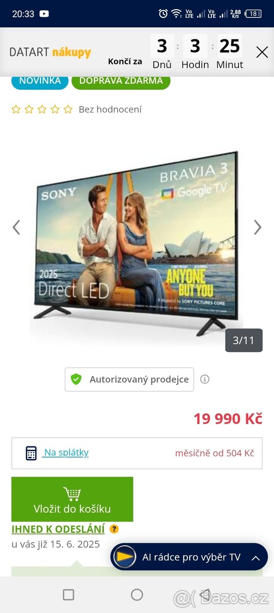 Smart TV Sonny Bravia