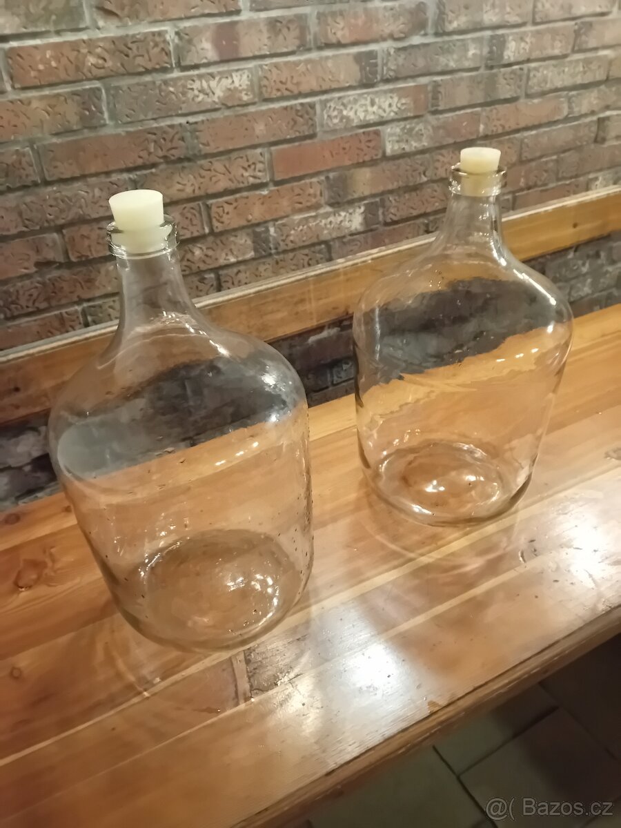 Demižony 15 litrů, 2 kusy