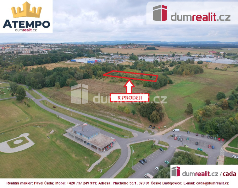 K prodeji, stavební pozemek o výměře 3.889m2, Tábor