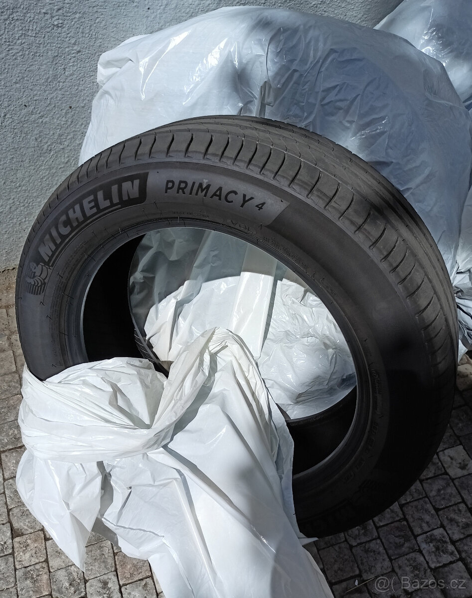 4x NOVÉ letní Michelin Primacy 4, 235/55 R18 V100