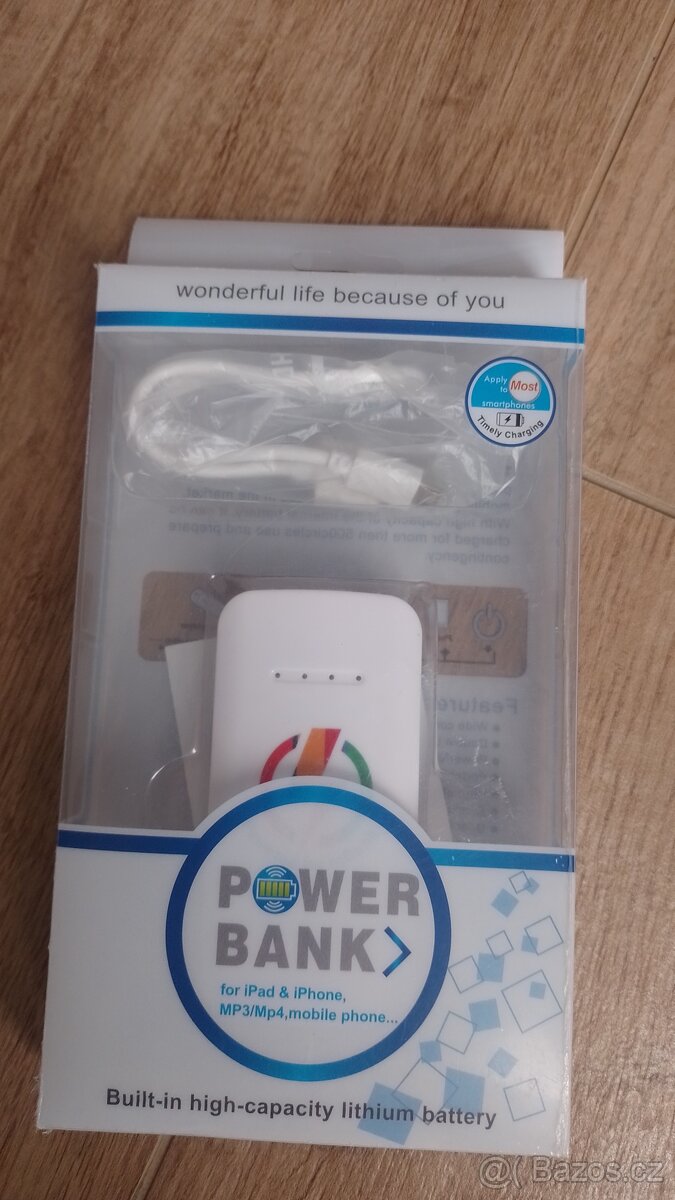 Prodám Power Banku 5200mAh. Nová originál zabalená .