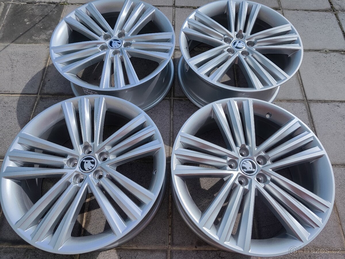 Nová originální alu kola Škoda 5x100 r18 Sirius