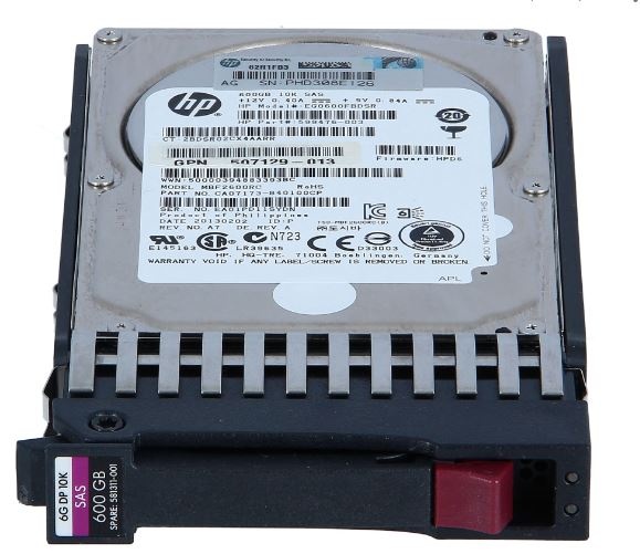 Seagate SAS 600GB 10K EG0600FBVFP 2,5" do HP serverů,rámečk
