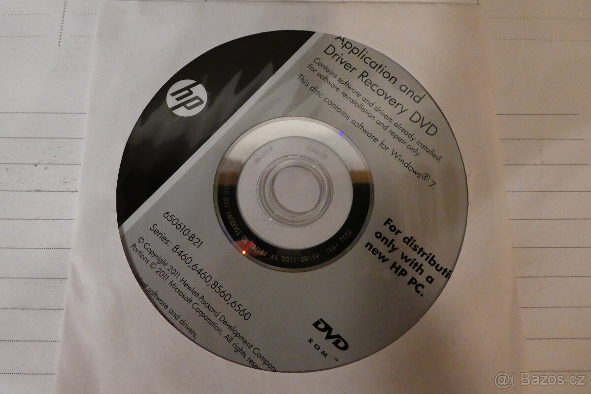 recovery disky HP / Compaq