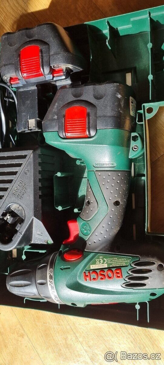 Aku vrtačka BOSCH PSR 12-2 + 3 BATERIE