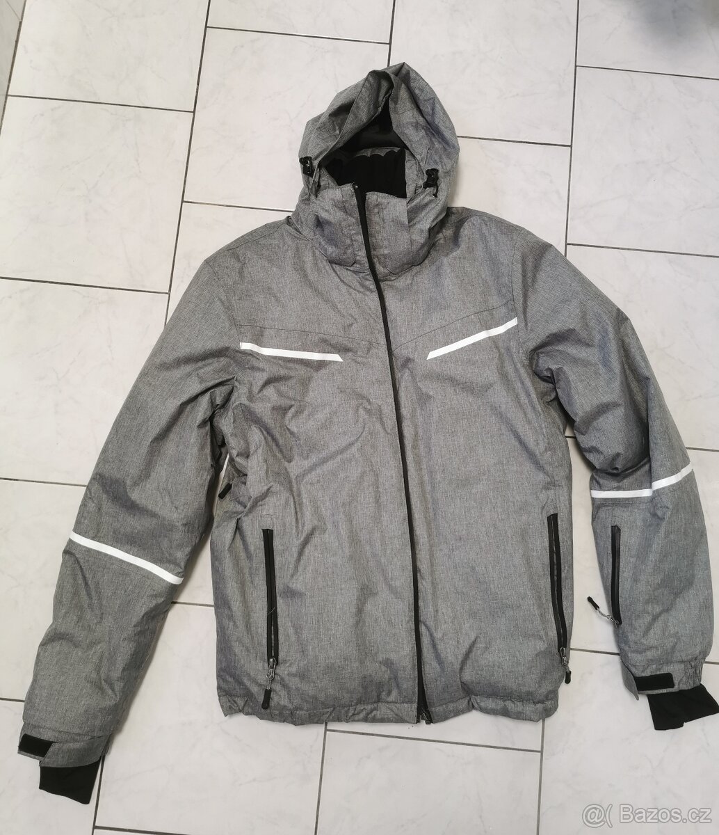 pánská lyžařská bunda- šedá, velikost 52