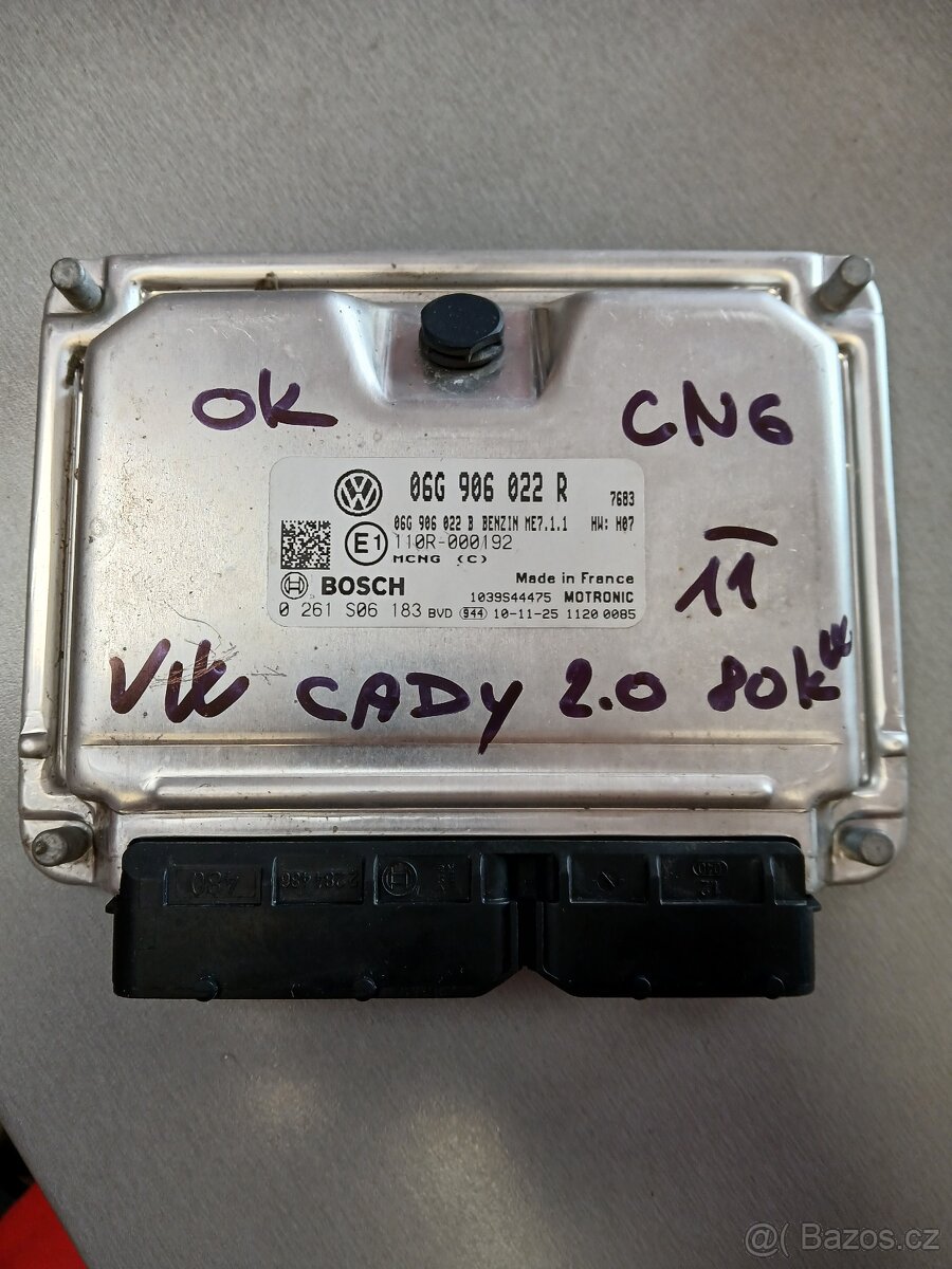 Řídící jednotka vw caddy 2011 2.0 80kw CNG