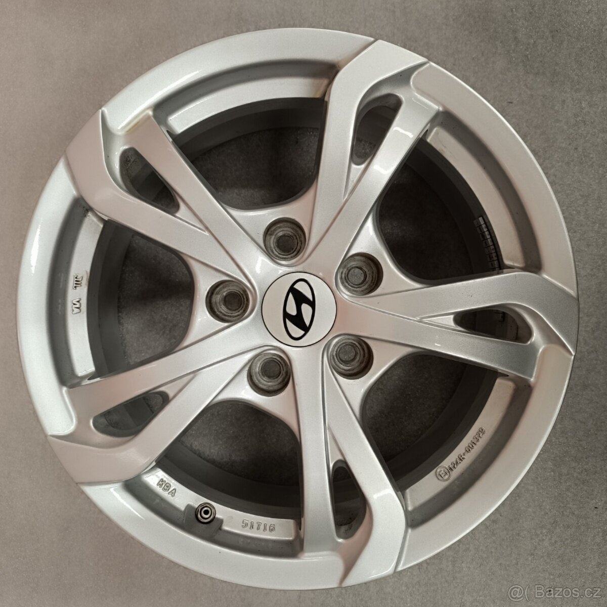 Originální alu kola na Hyundai 6,5Jx16'' , ET45