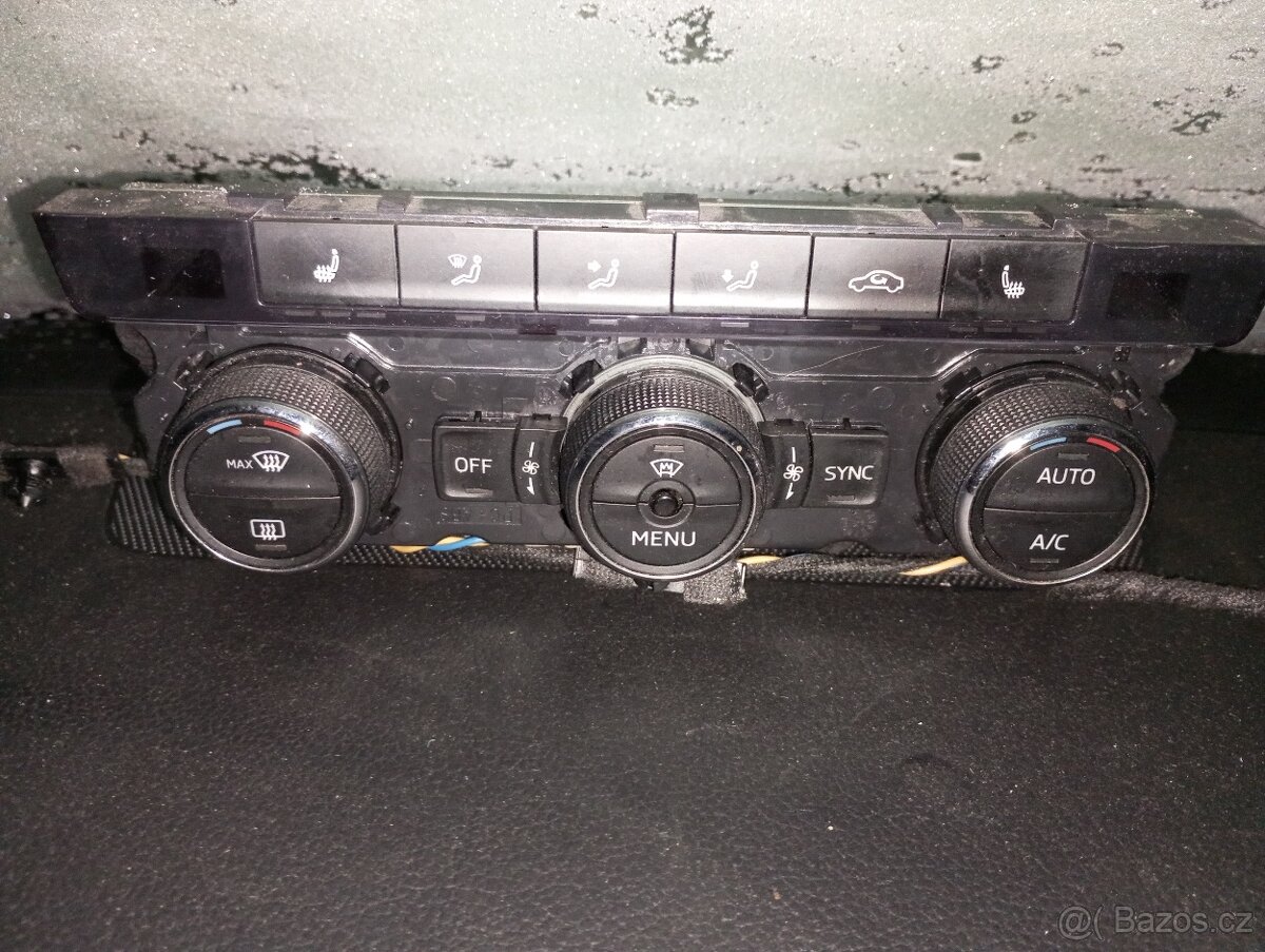 Ovládání topení Octavia 3