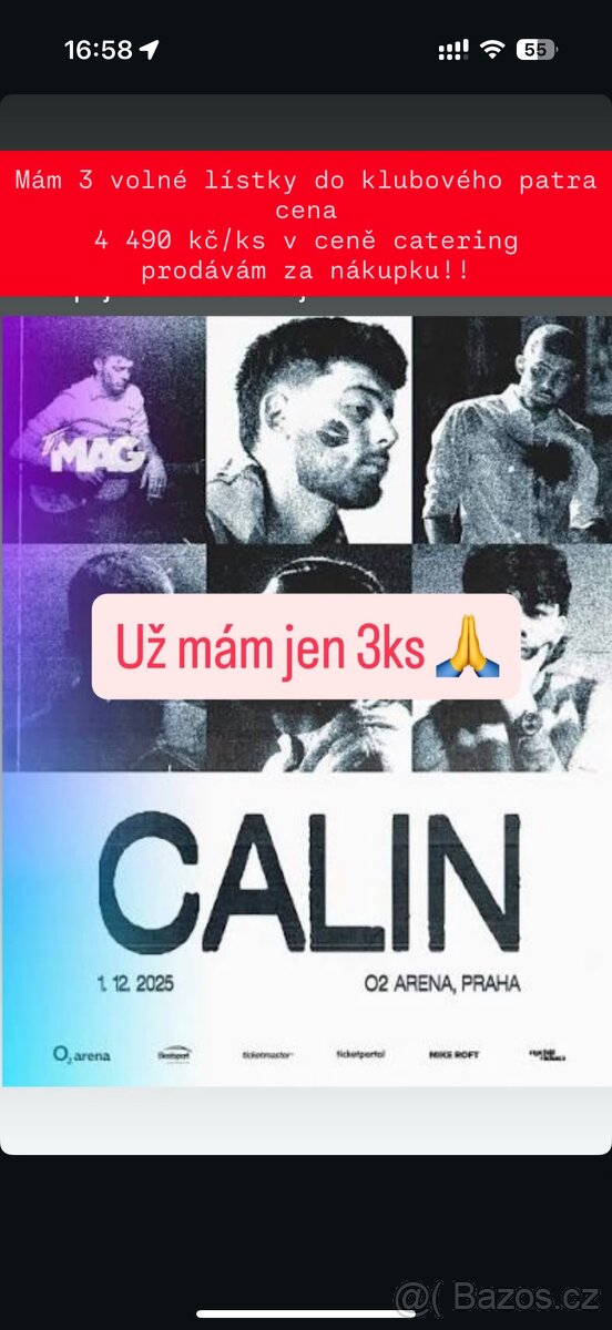 Calin O2 Arena Praha