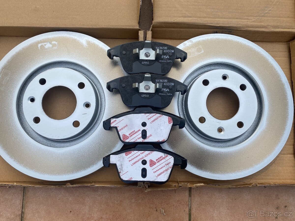 Sada brzdových kotoučů a destiček PSA Peugeot / Citroen