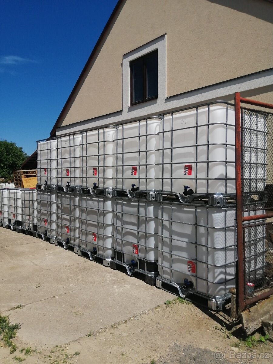 Ibc nádrže, kontejner (máme i na pitnou vodu od potravin)