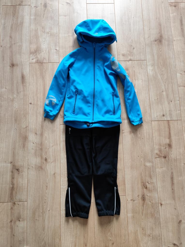 Softshellová dětská bunda modrá a kalhoty černé, zn. O´style