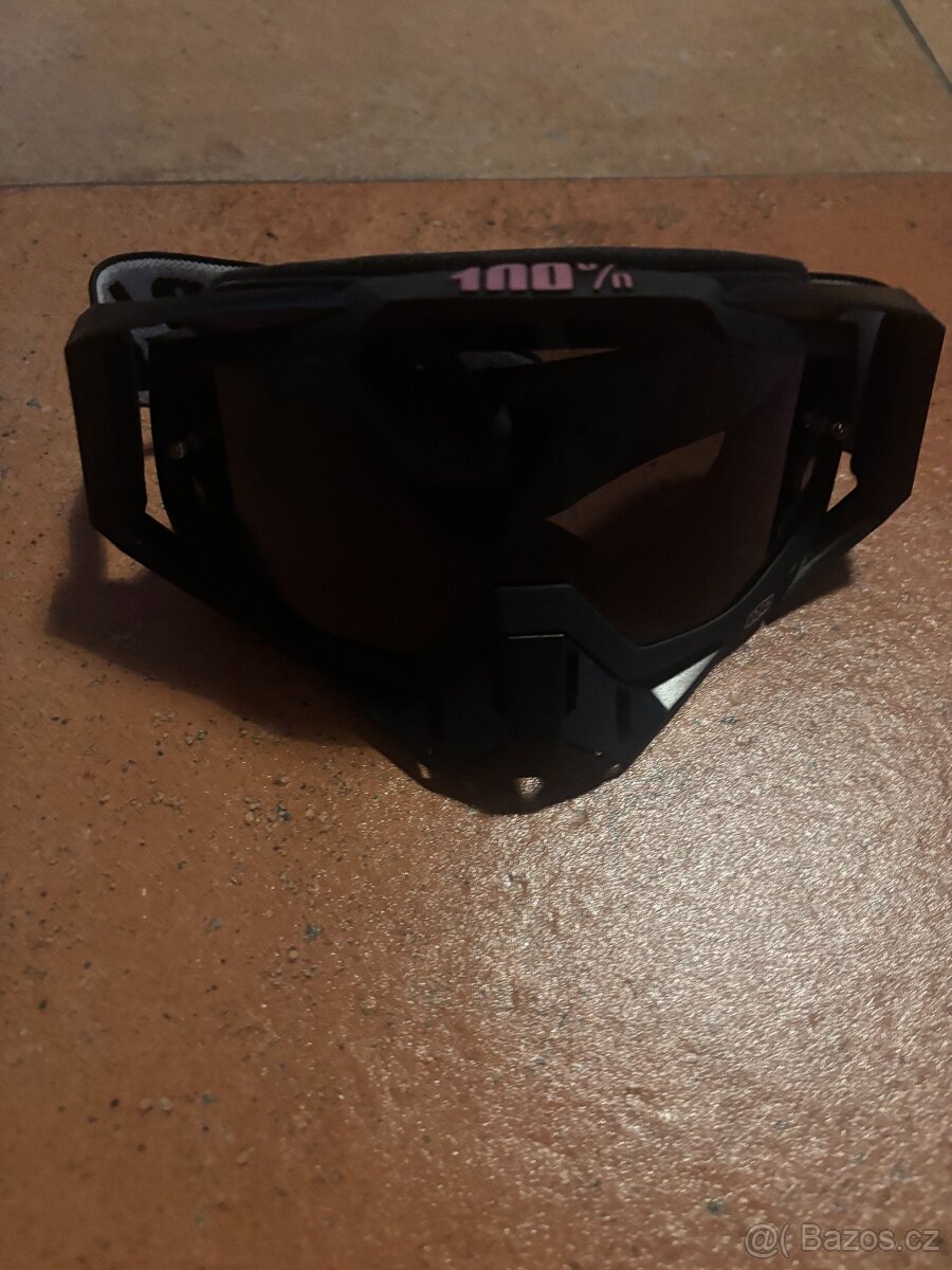 Motokrosové brýle 100% Strata 2 Černá