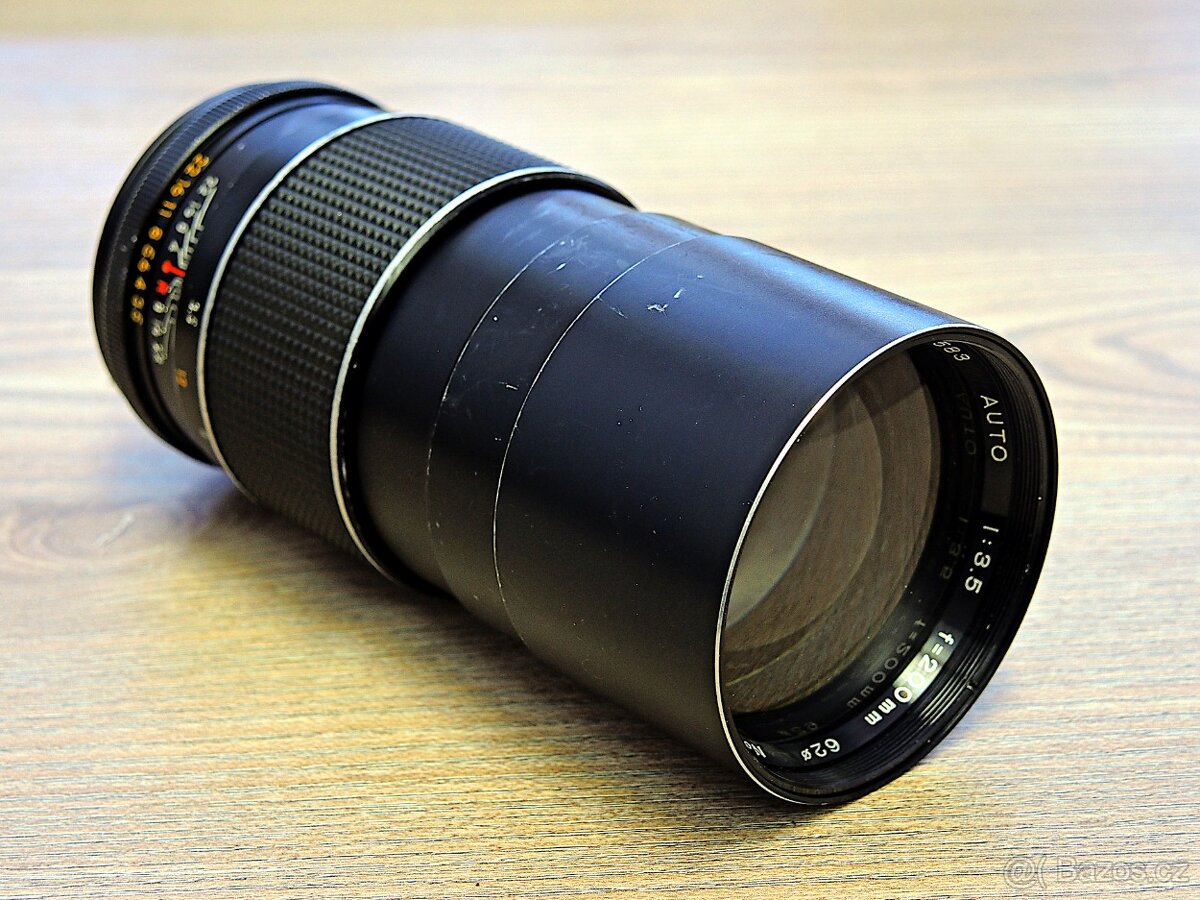 Objektiv Montgomery Ward 200mm F 3,5 (M42 závit)