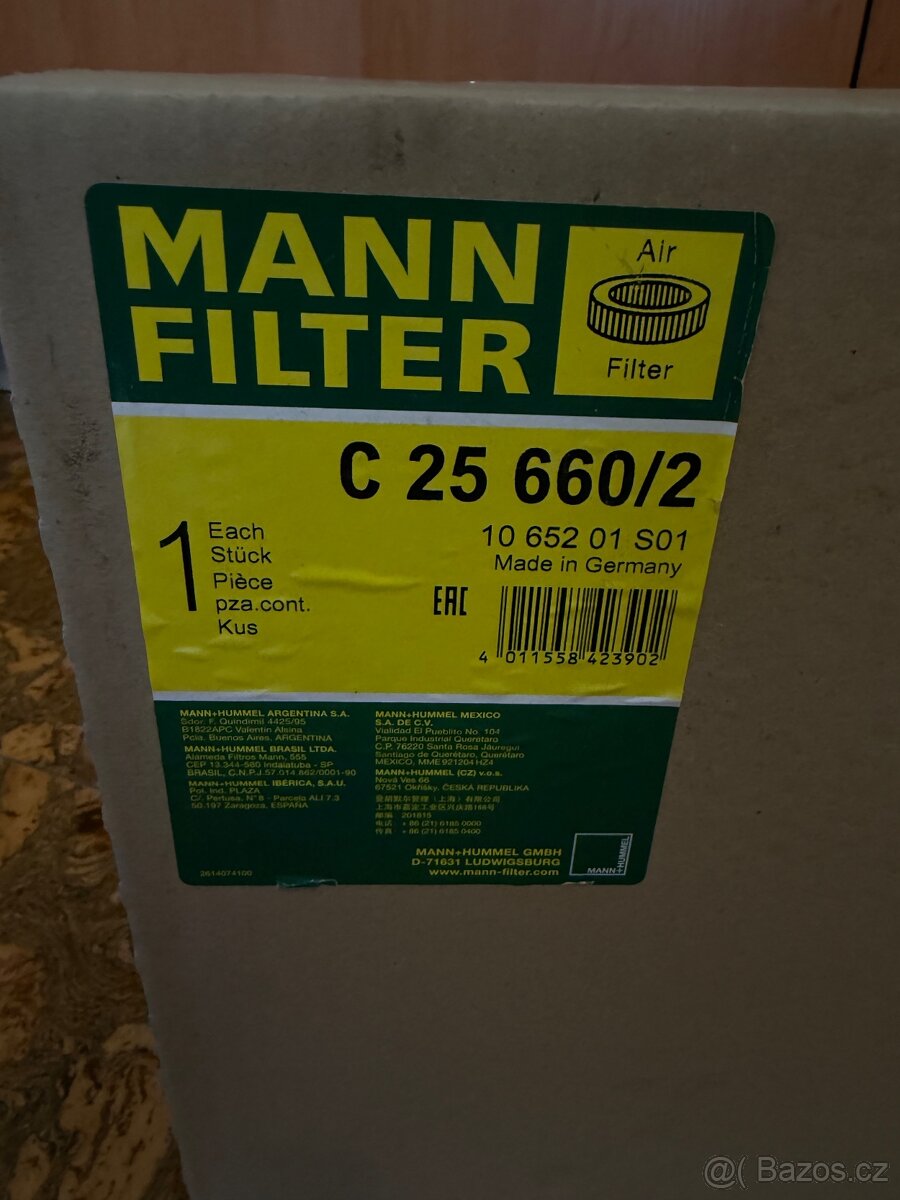 PRODÁM VZDUCHOVÝ FILTR  MANN FILTER NA IVECO EUROCARGO