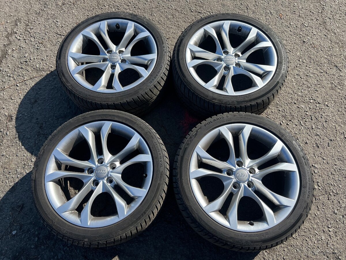 Sada original ALU kol Audi se zimním obutím 245/40/18