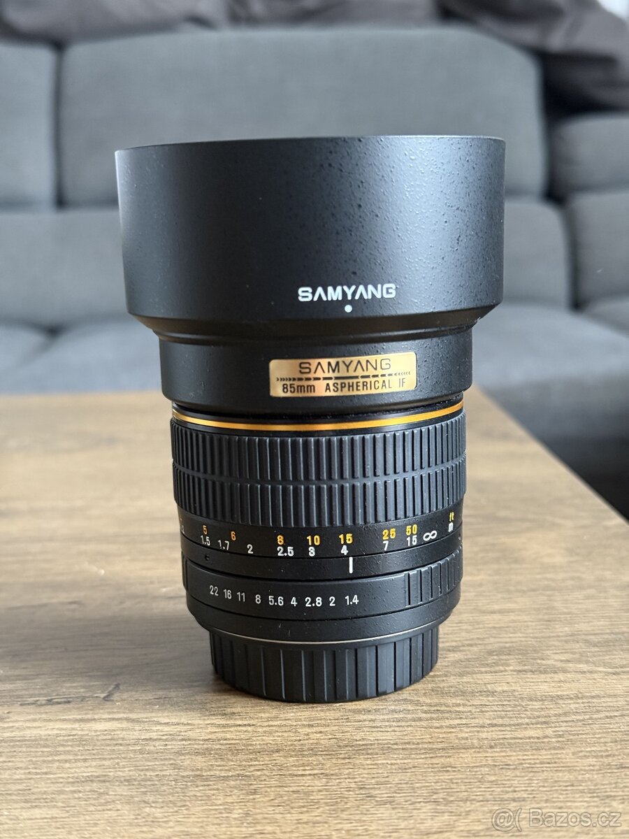 Objektiv Samyang 85mm F1.4 pro Canon EF
