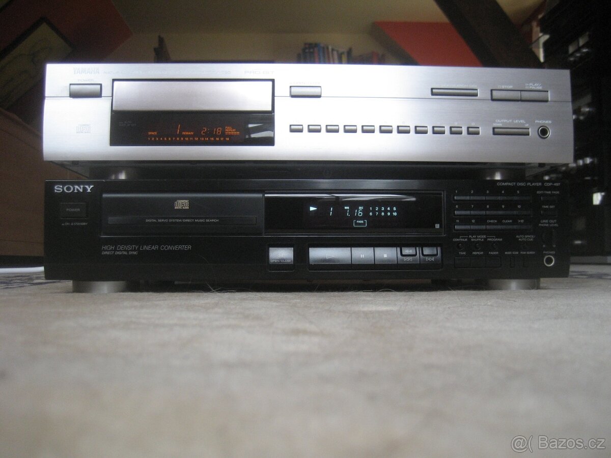 Prodám CD YAMAHA CDX 590 + SONY CDP 497