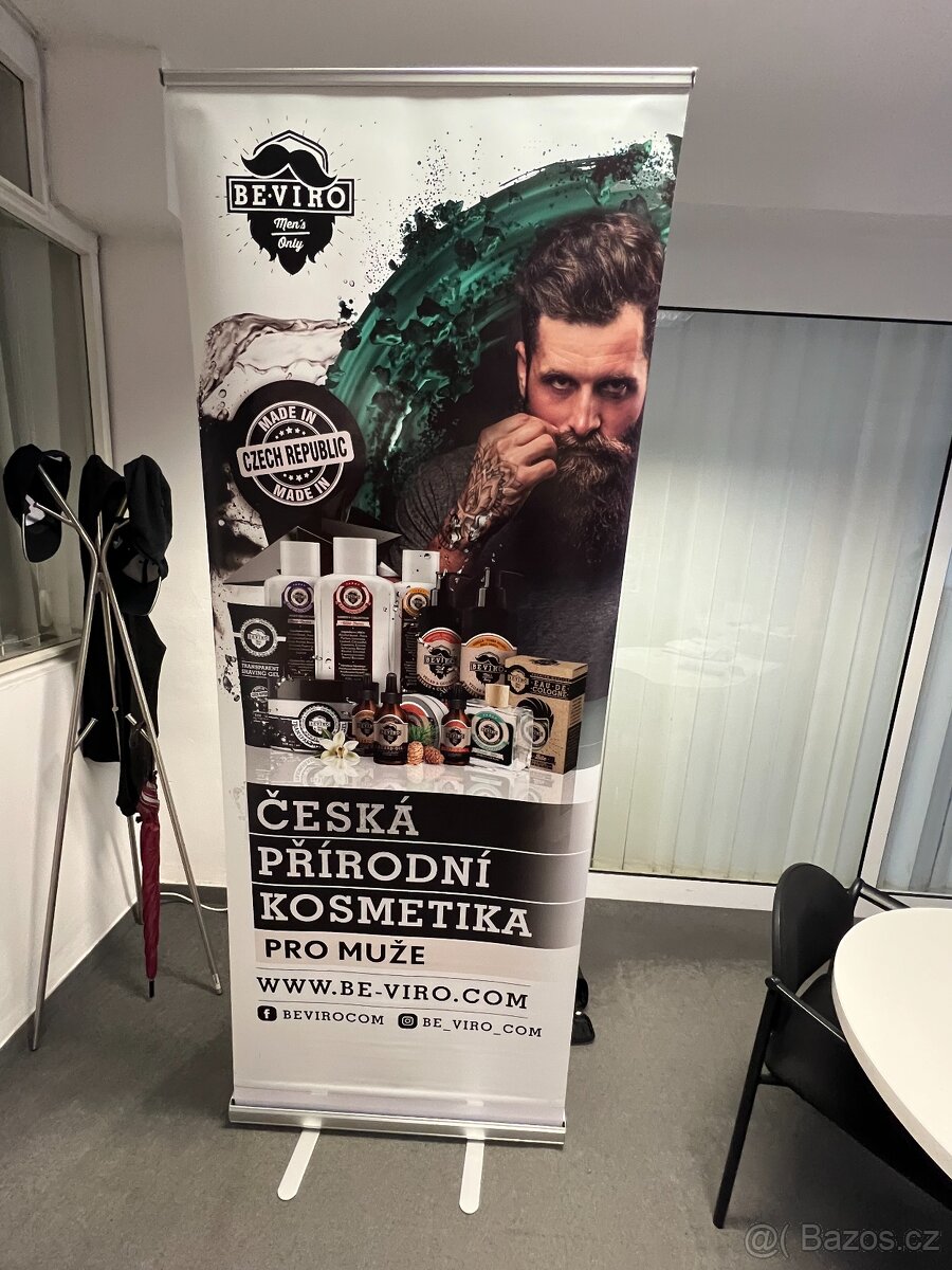 REKLAMNÍ HLINÍKOVÝ ROLOVACÍ BANNER