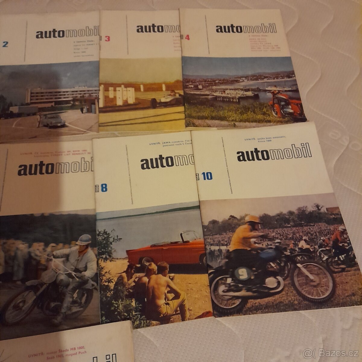 Časopis automobil z roku 1964, celkem 9 kusů