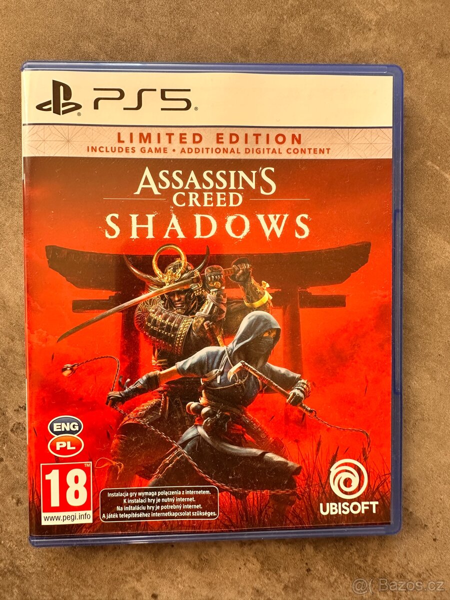 Assassins creed Shadows PS5