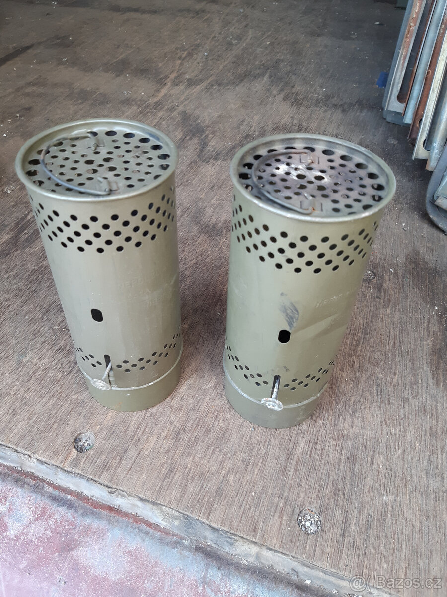 Ohřívací lampa baterií vozů ČSLA - Praga V3S