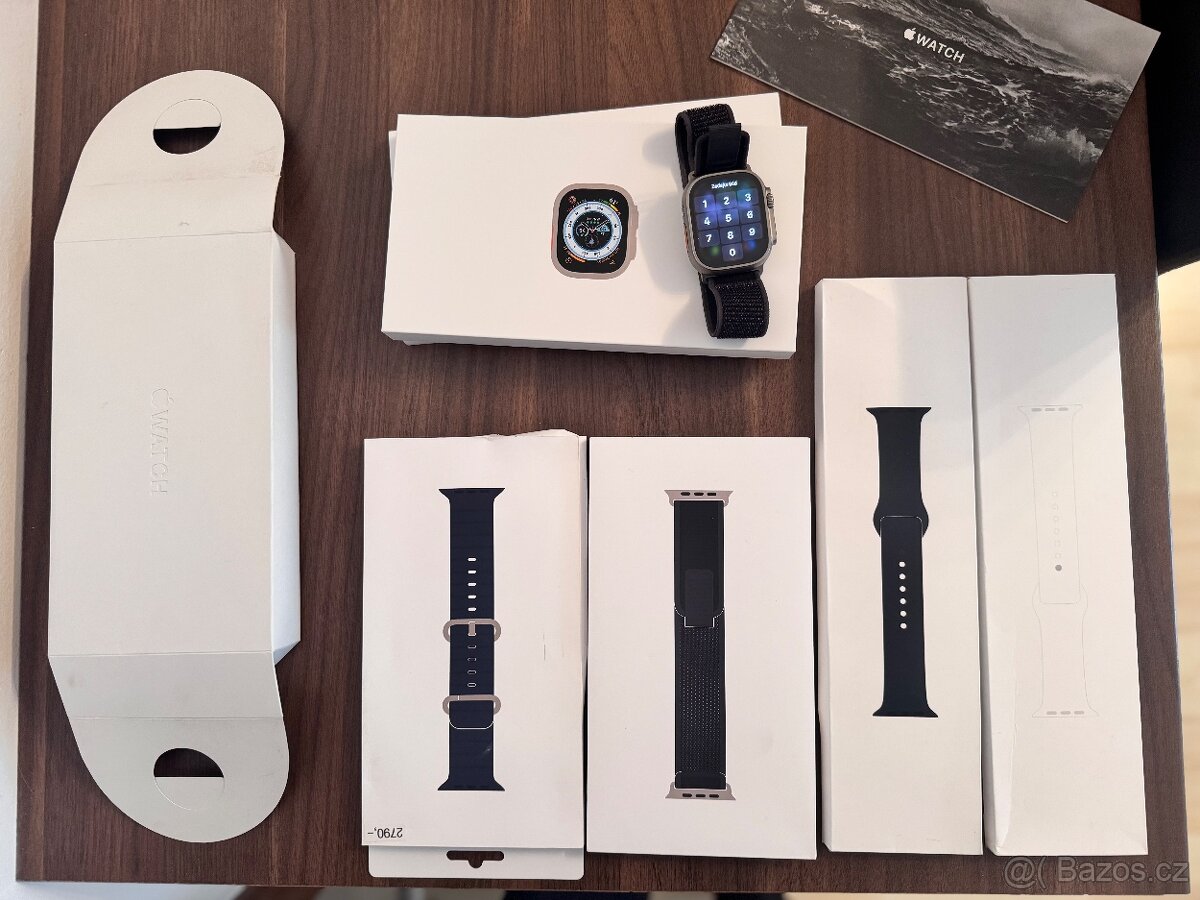 Apple Watch Ultra 1 + sada řemínků