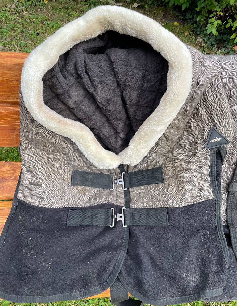Stájová deka HV Polo -Francis taupe 125 cm