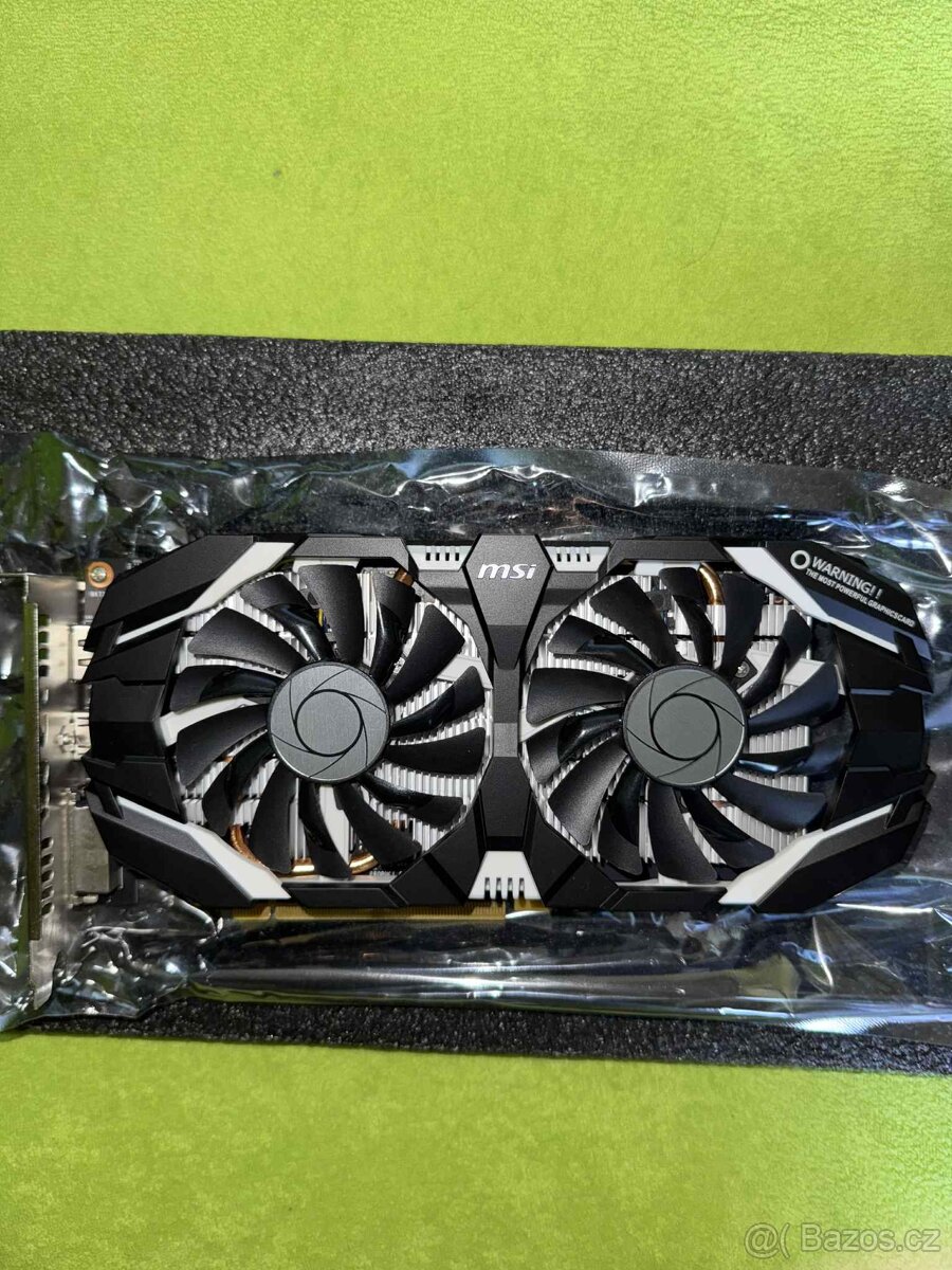 Grafická karta MSI GeForce GTX 1060 3GT OC - použitá
