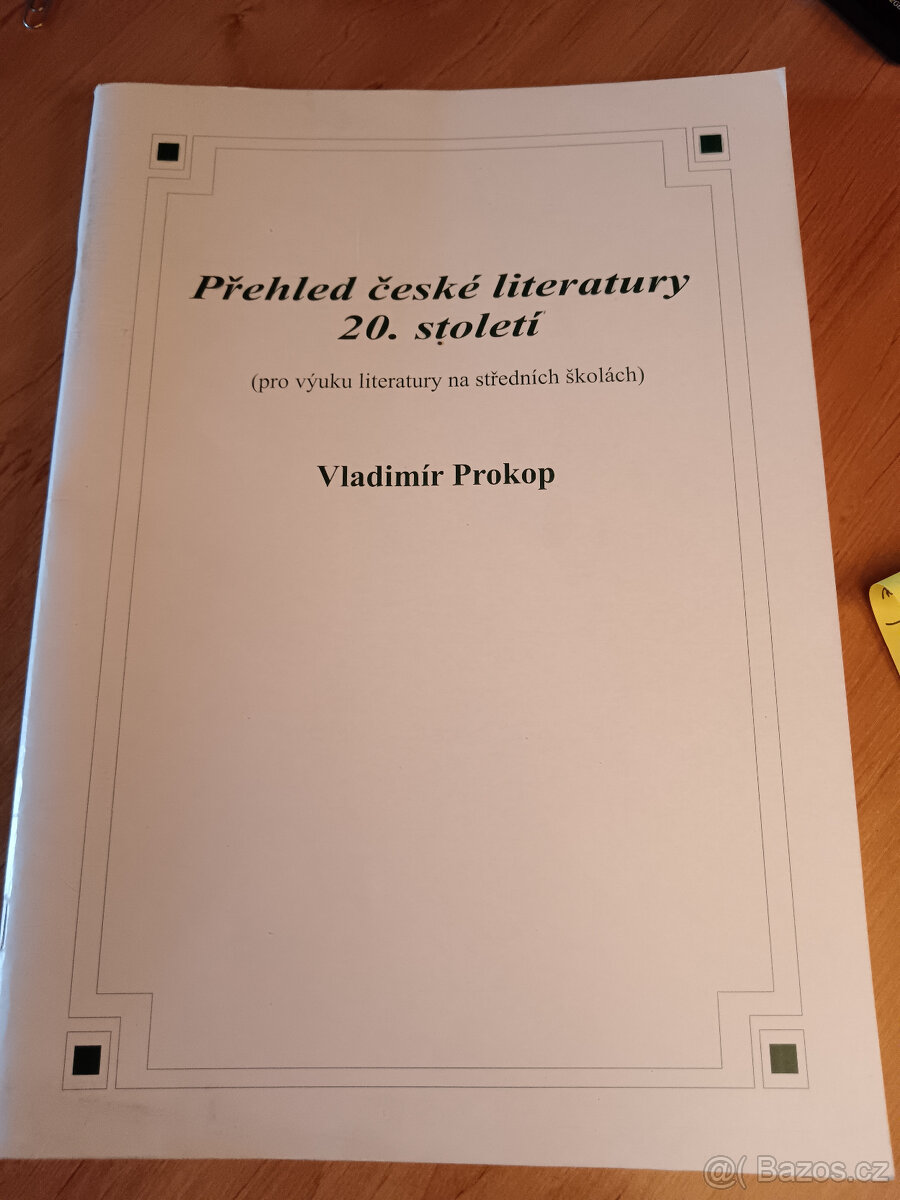 Přehled české literatury 20.století
