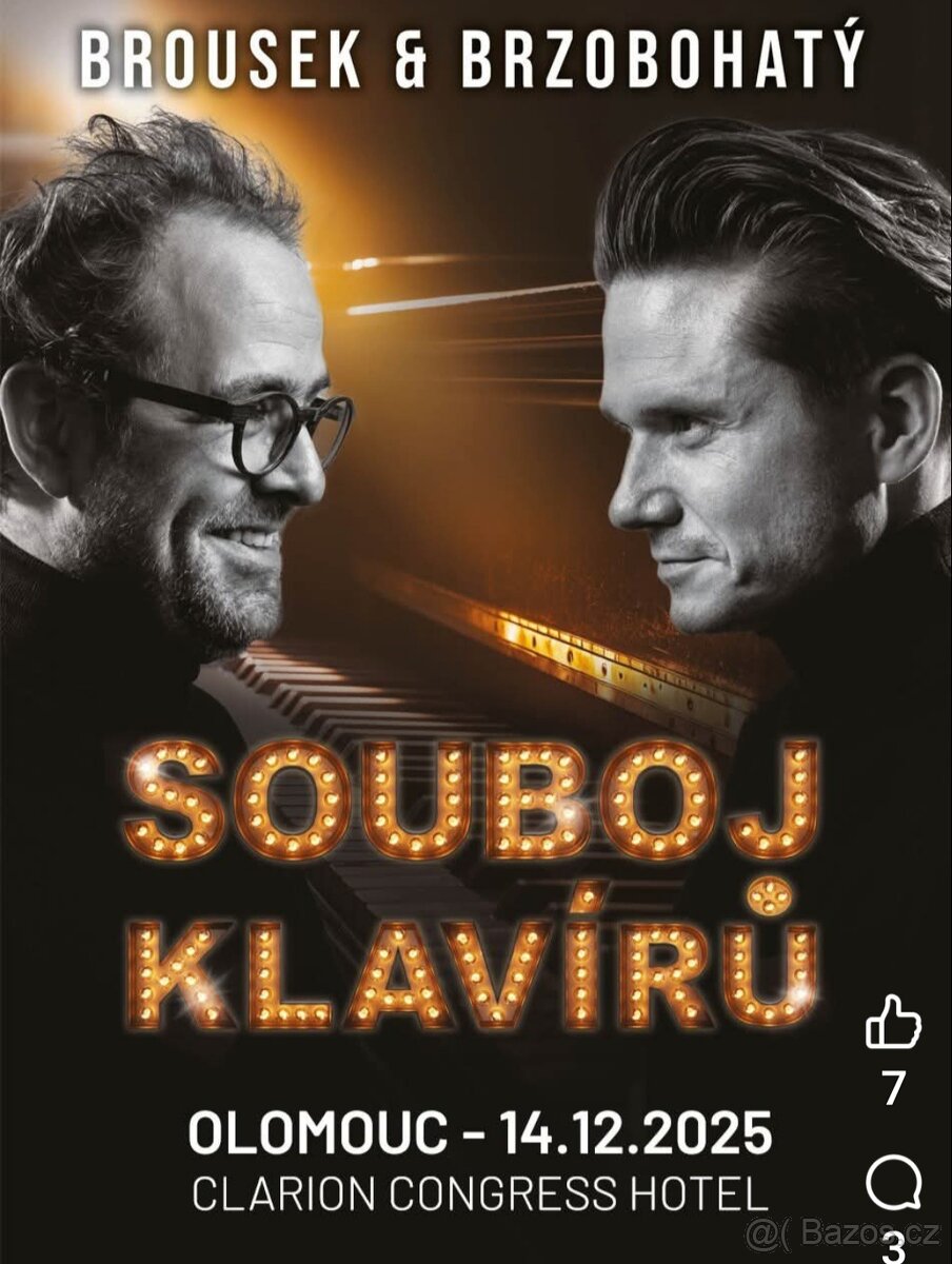 Vstupenky souboj klavírů v Olomouci