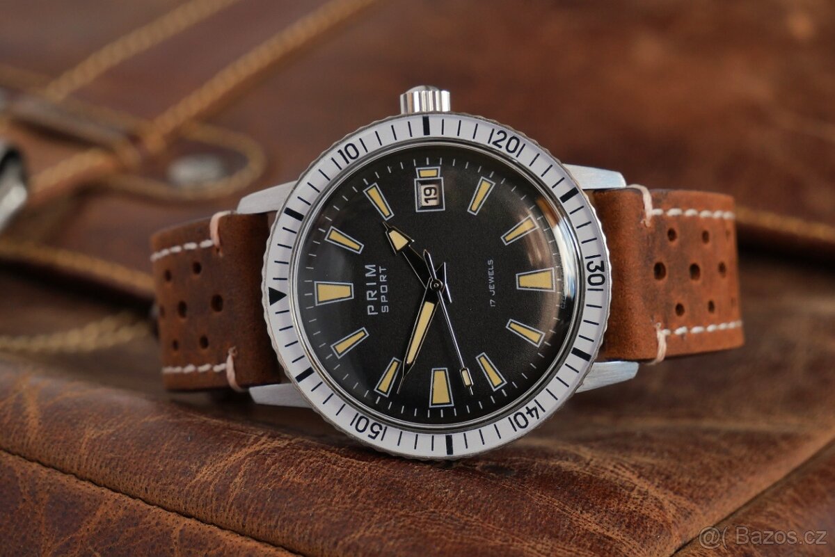 PRIM SPORT 1 černé s bílou lunetou