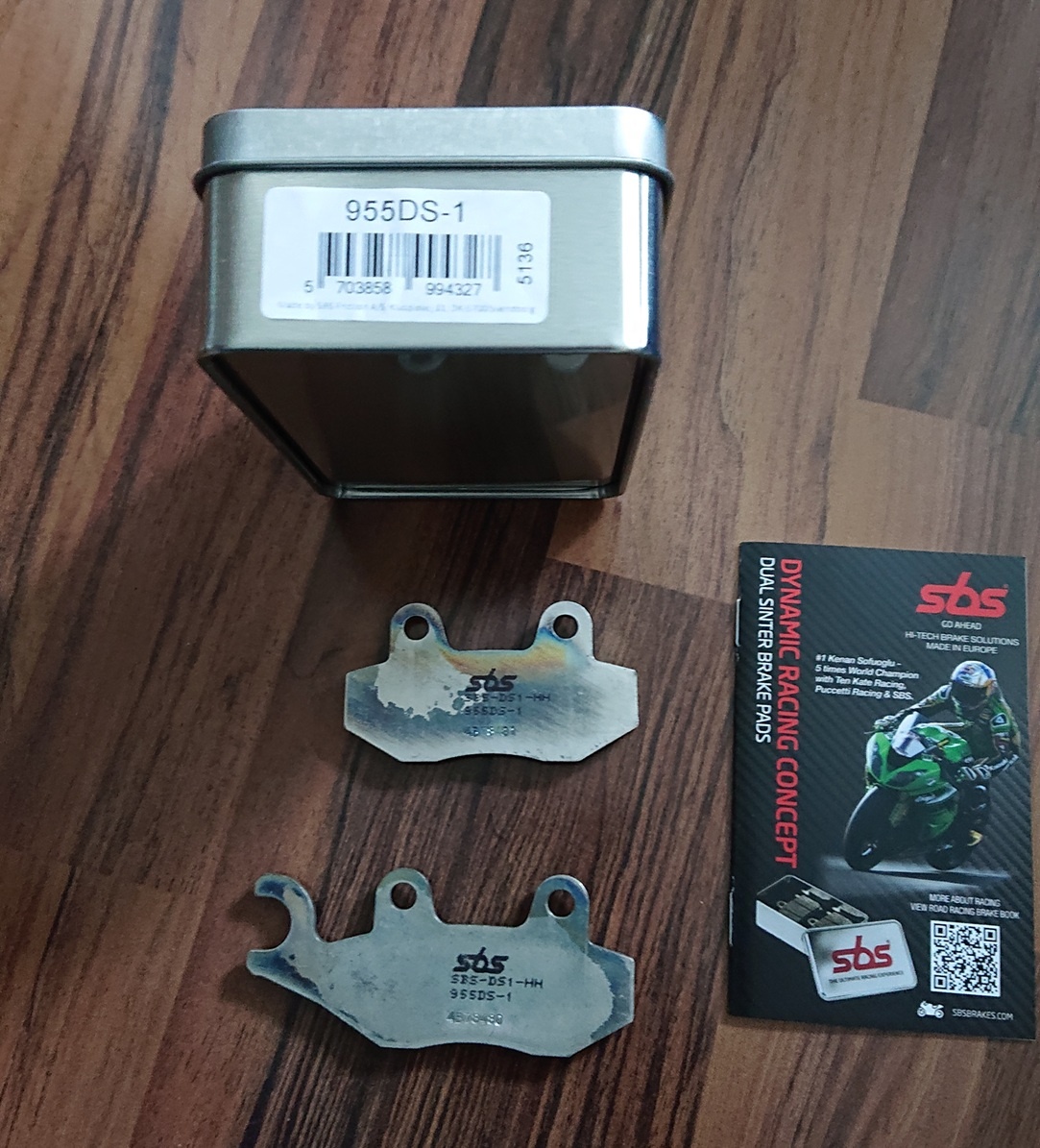 Kawasaki EX 400 Ninja závodní destičky SBS DS1