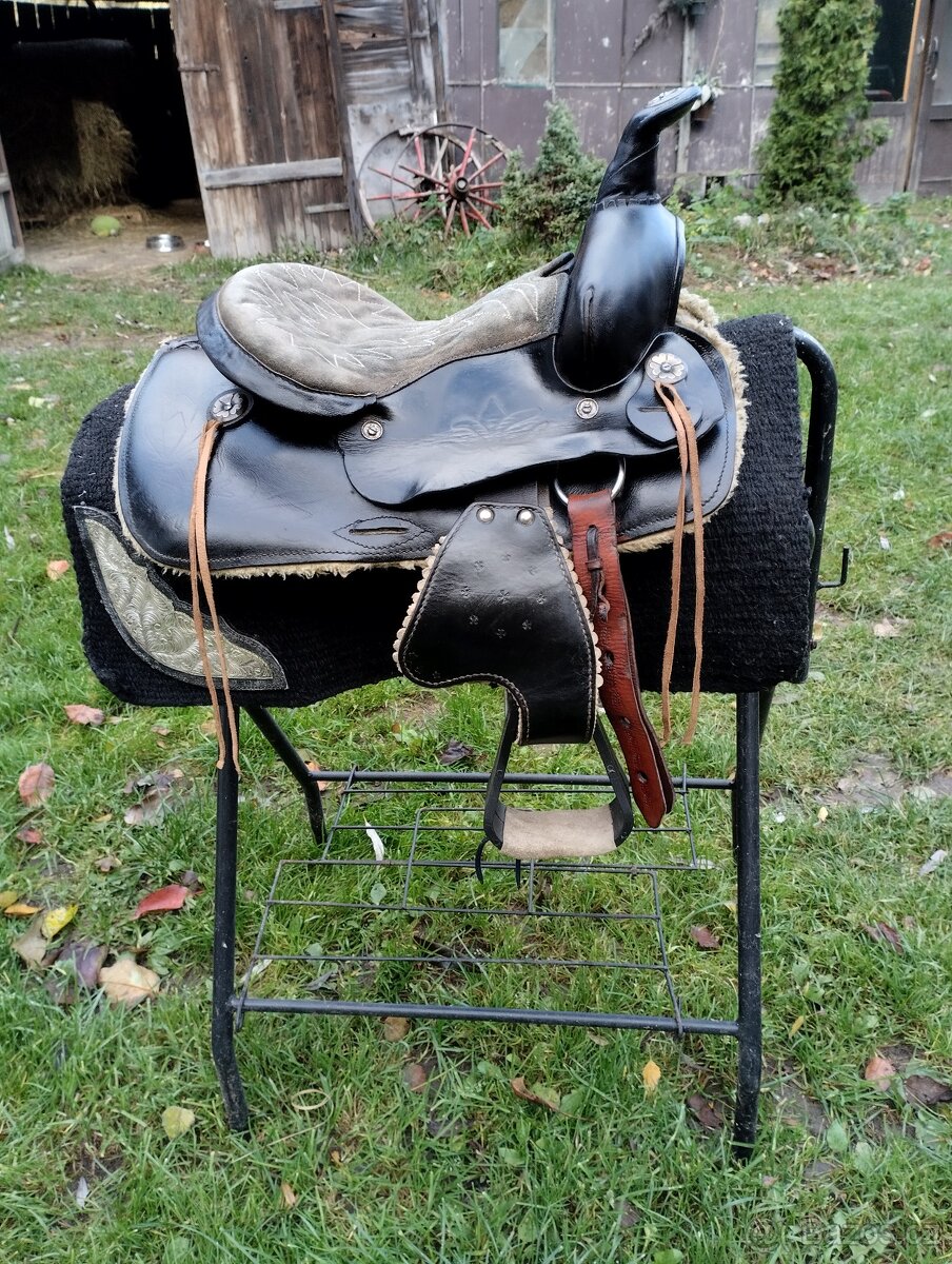dětské westernové sedlo
