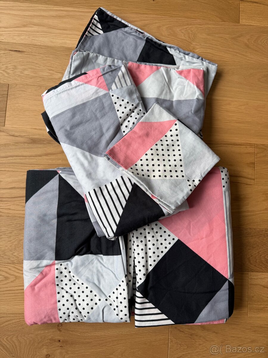 Povlečení na jednolůžko 2x - polštáře, peřiny, přehoz